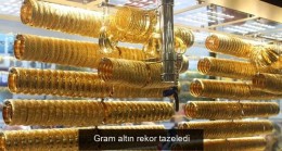 Gram altın rekor tazeledi