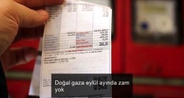 Doğal gaza eylül ayında zam yok