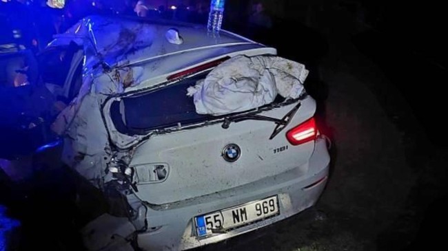 Samsun’da trafik kazası: 8 yaralı