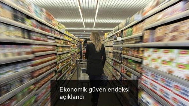 Ekonomik güven endeksi açıklandı