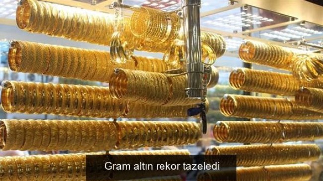 Gram altın rekor tazeledi