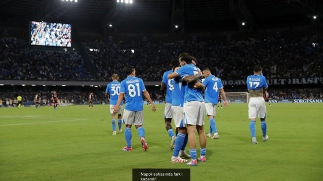 Napoli sahasında farklı kazandı!