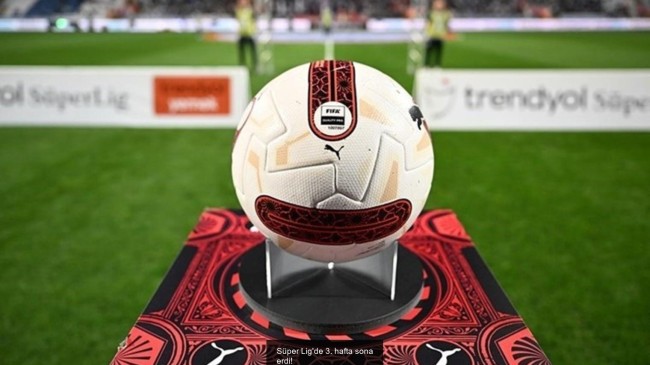 Süper Lig’de 3. hafta sona erdi!